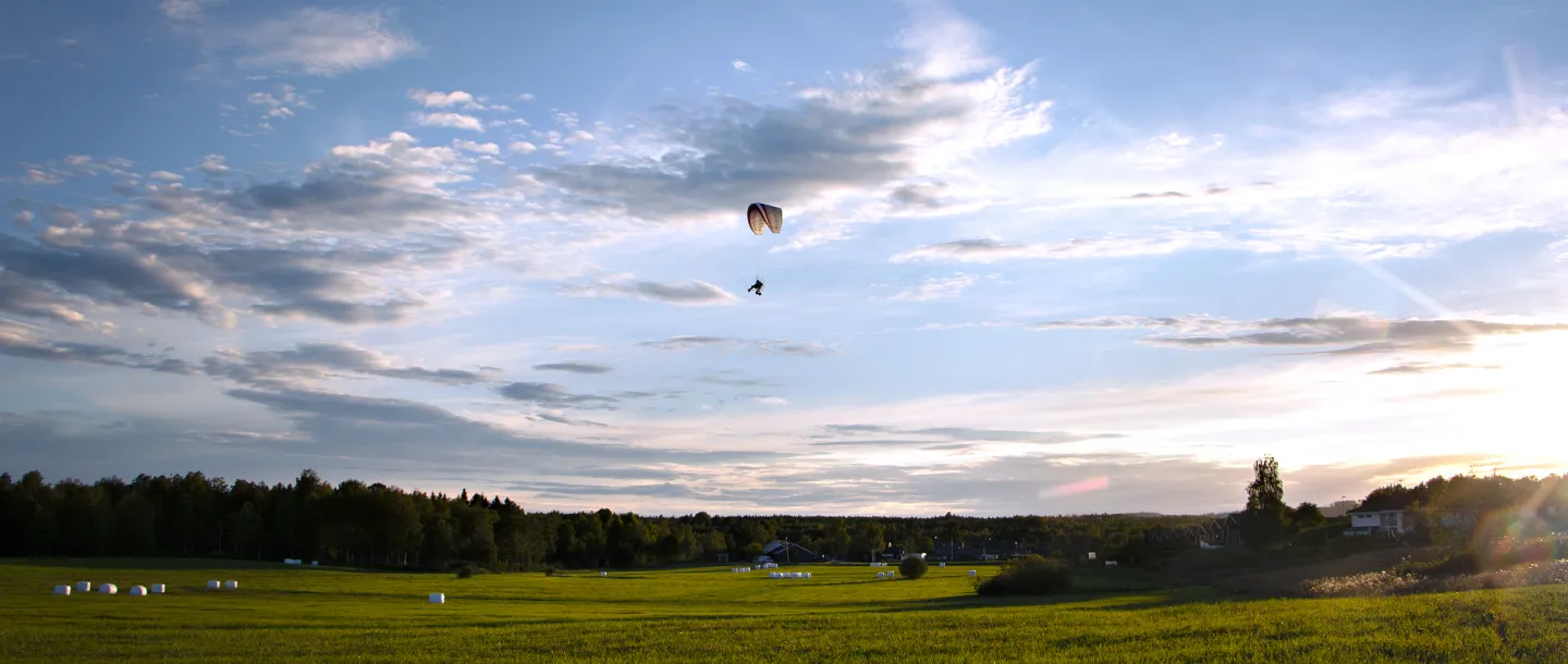 Flygning över Ockelbo